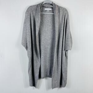 Arlotta Studio Cardigan Sweater XS Gray Cashmere Wool Blend Dolman Sleeve